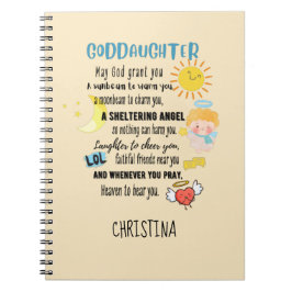 Caderno Espiral Bênção Irlandesa para a Deusa Adolescente ou Crian