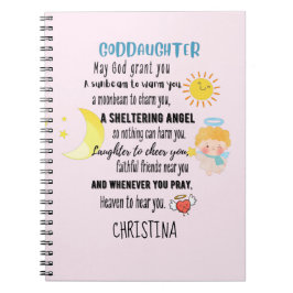 Caderno Espiral Bênção Irlandesa para a Deusa Adolescente ou Crian