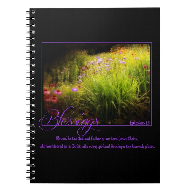 Caderno Espiral Bênçãos (Frente)