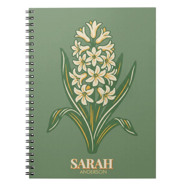 Caderno Espiral Bênçãos Botânicas Modernas de Páscoa (Frente)