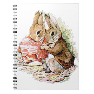 Caderno Espiral Benjamin Bunny tropeçou em Peter Rabbit
