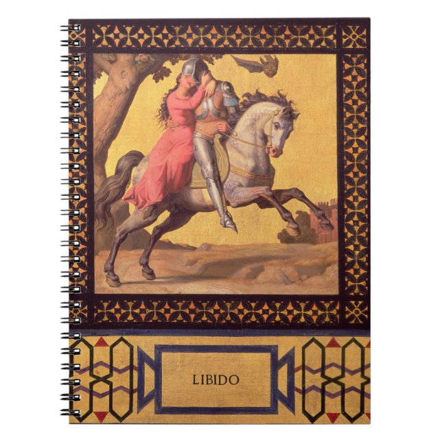 Caderno Espiral Bens e o mal: Libido, 1832 (detalhe de 89709) (Frente)