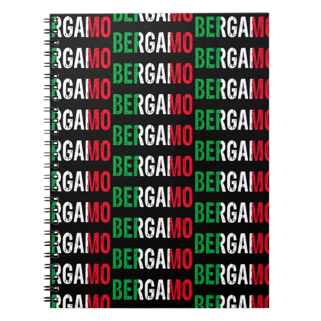 Caderno Espiral Bergamo Itália (Frente)