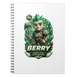 Caderno Espiral Berílio é ATOMIVRA