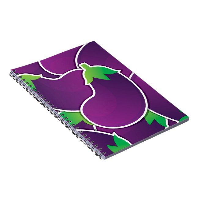 Caderno Espiral Beringela (Lado Direito)