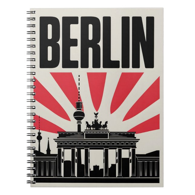 Caderno Espiral Berlin Vintage (Frente)
