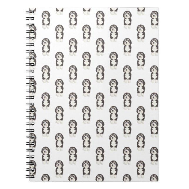 Caderno Espiral Bernedoodle (Frente)