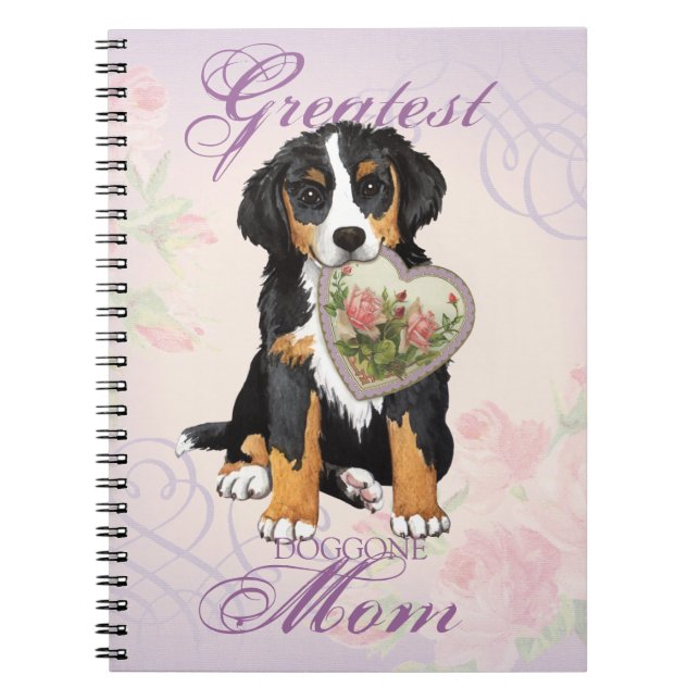 Caderno Espiral Berner Heart Mãe (Frente)
