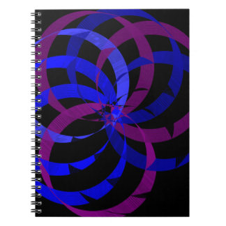 Caderno Espiral Berry Blend Geometric Spiral Notebook