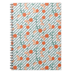 Caderno Espiral Berry Citrus - Stripes Verdes Escuras