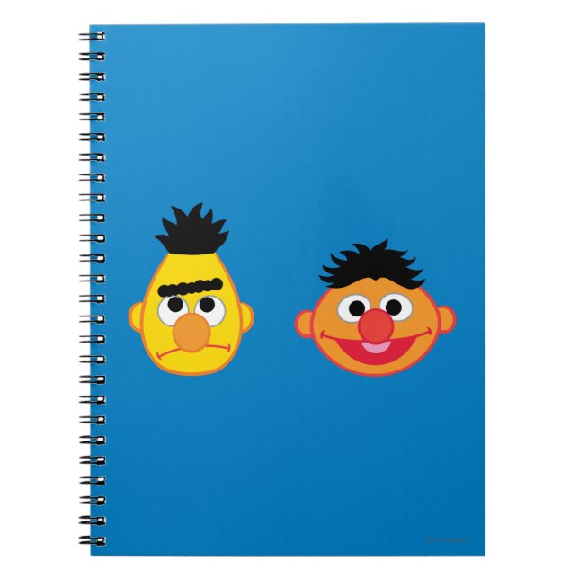 Caderno Espiral Bert & Ernie Emojis (Frente)