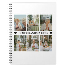 Best Grandma Ever Photo Collage – Gift with Hearts