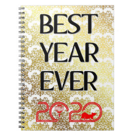 Caderno Espiral BEST YEAR EVER 2020 Year of the Rat NOTEBOOK DIARY