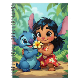 Caderno Espiral Beste Freunde fürs Leben – Lilo & Stitch  