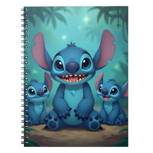 Caderno Espiral Beste Freunde fürs Leben – Lilo & Stitch   (Frente)