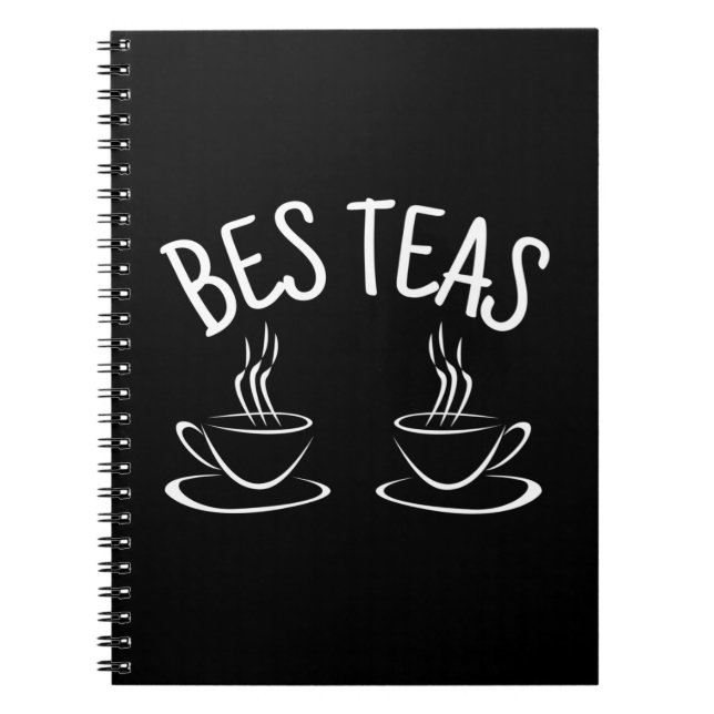 Caderno Espiral Besties Engraçado Amizade (Frente)