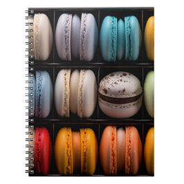 Caderno Espiral Betoverende Macarons in heerlijke felle Kleuren
