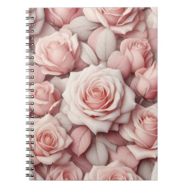 Caderno Espiral Better in Pink Roses