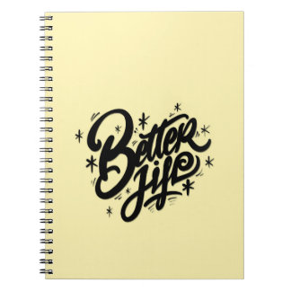 Caderno Espiral Better life