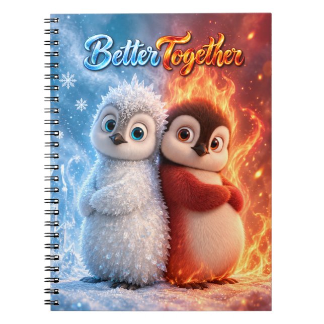 Caderno Espiral Better together (Frente)