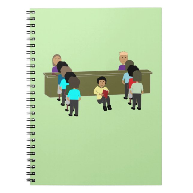 Caderno Espiral Betw da leitura as linhas (Frente)