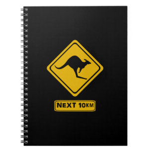Caderno Espiral beware cangurus