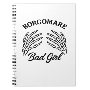Caderno Espiral Bgm Bad Girl - Skeleton Heart Hands