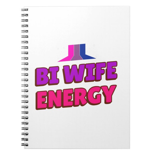Caderno Espiral Bi Wife Energy (Frente)