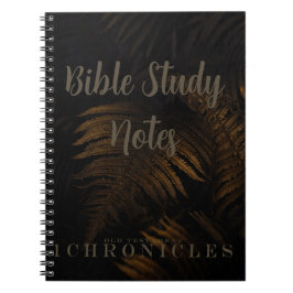 Caderno Espiral Bible Study-1 Chronicles