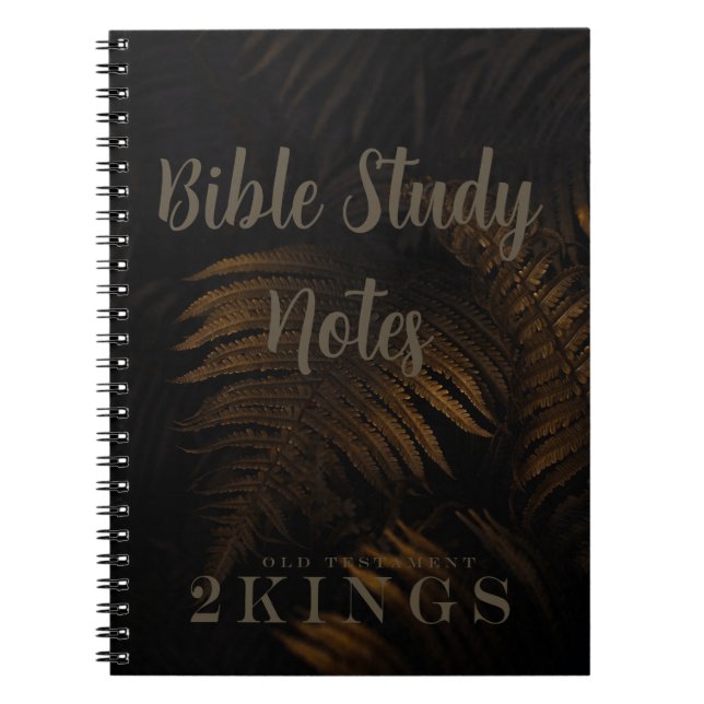 Caderno Espiral Bible Study-2 Kings (Frente)