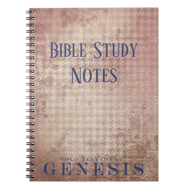 Caderno Espiral Bible Study-Geneseis (Frente)
