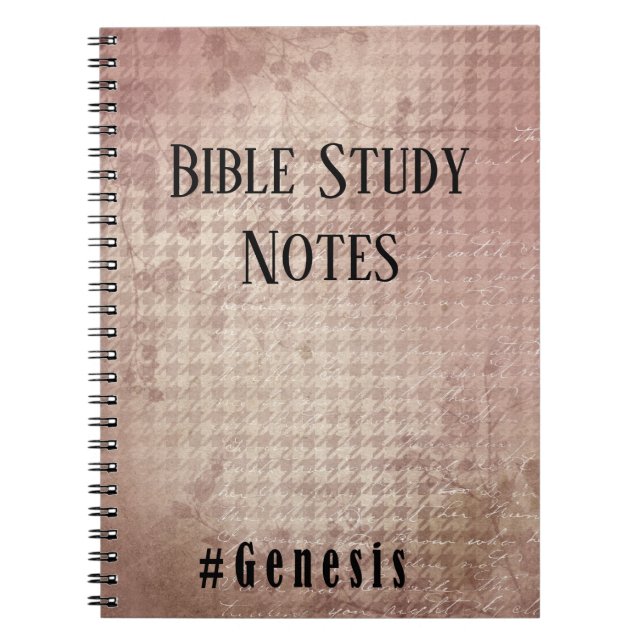 Caderno Espiral Bible Study-Genesis (Frente)
