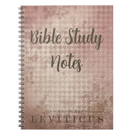 Caderno Espiral Bible Study-Leviticus