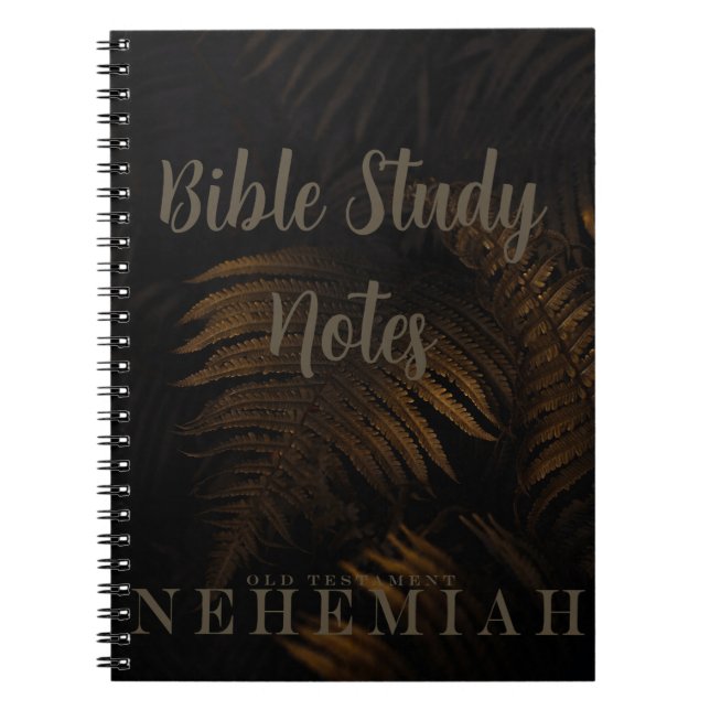 Caderno Espiral Bible Study-Nehmeiah (Frente)