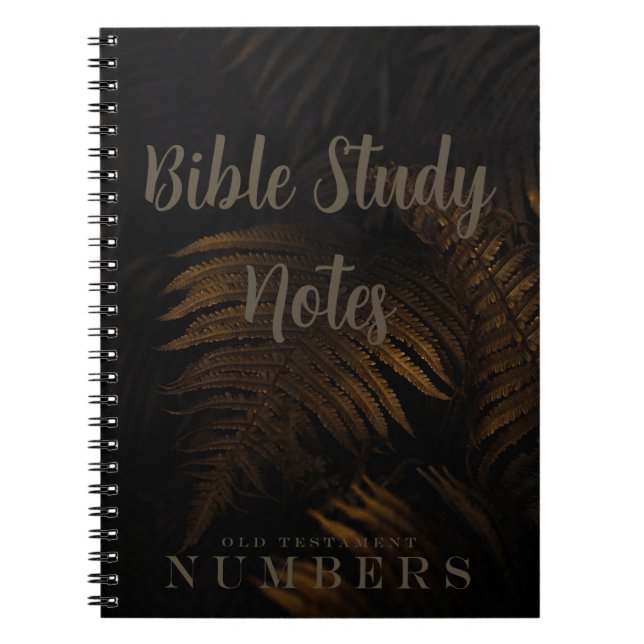 Caderno Espiral Bible Study-Numbers (Frente)