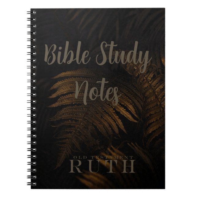 Caderno Espiral Bible Study-Ruth (Frente)