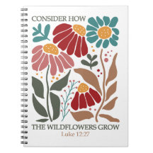 Bíblia de flores silvestres Verso