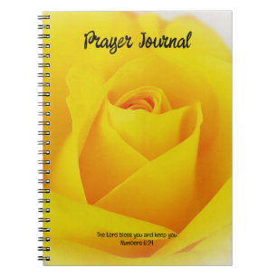 Caderno Espiral Bíblia de pinheiro de cor rosa amarela Diário vers