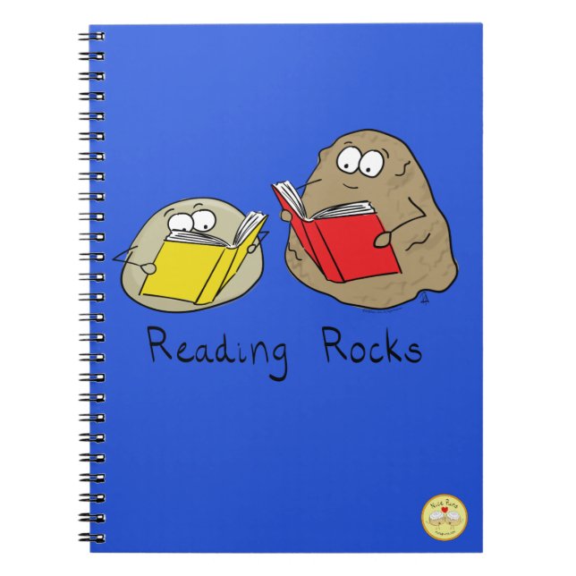 Caderno Espiral Biblioteca de Livros de Leitura Fofa para Crianças (Frente)