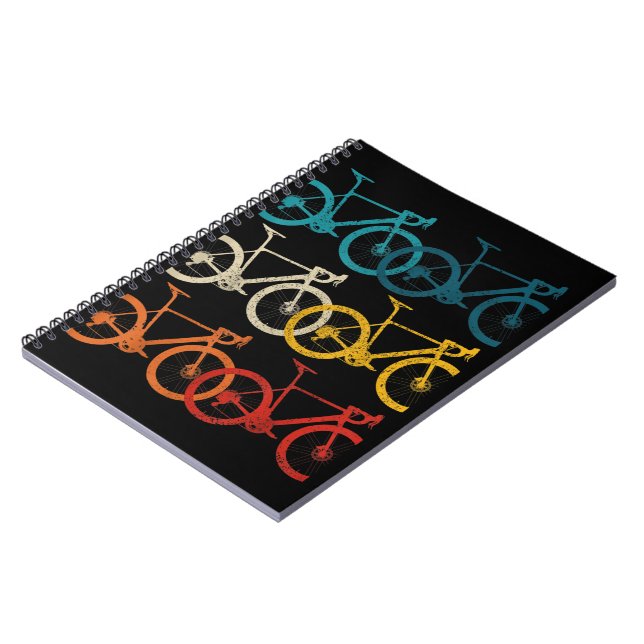 Caderno Espiral Bicicleta de bicicleta de bicicleta de bicicleta d (Left Side)