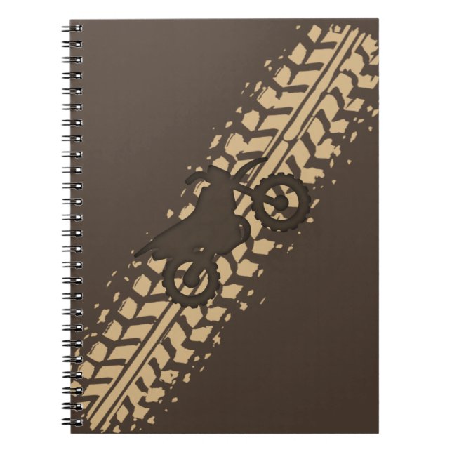 Caderno Espiral Bicicleta de lama (Frente)