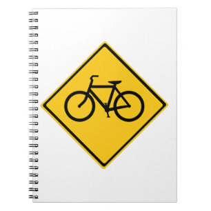 Caderno Espiral Bicicleta de Sinal de Estrada