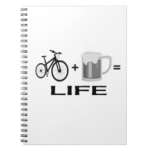 Caderno Espiral Bicicletas & cerveja!