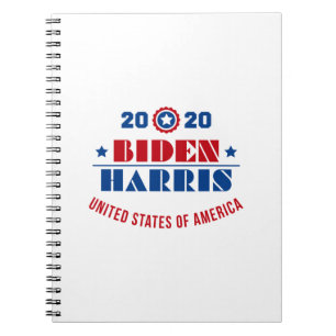 Caderno Espiral Biden Harris 2020