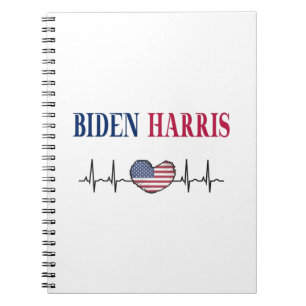 Caderno Espiral Biden Harris 2020