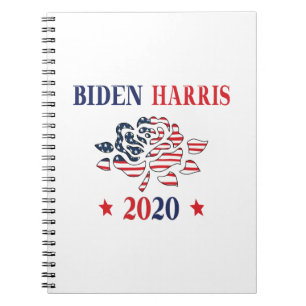 Caderno Espiral Biden Harris 2020