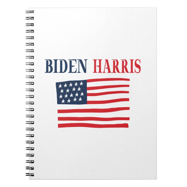 Caderno Espiral Biden Harris 2020 (Frente)