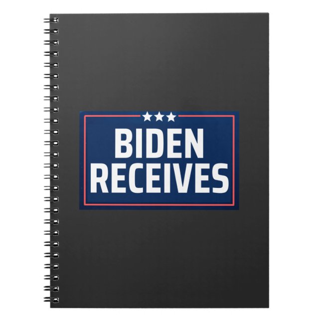 Caderno Espiral Biden Recebe (Frente)