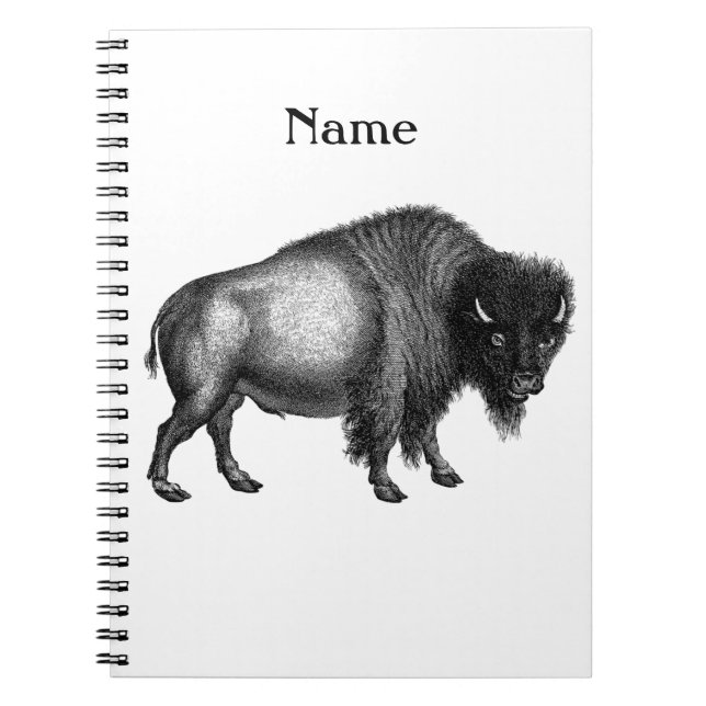 Caderno Espiral Big Bison Buffalo Thunder_Cove (Frente)