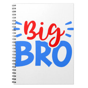 Caderno Espiral BIG BRO em Vermelho e Azul